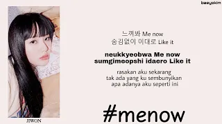 fromis_9 - #menow [Han/Rom/Ina] Lirik Terjemahan Indonesia