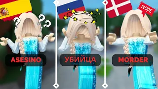 I PLAYED MM2 in Different LANGUAGES as ELSA..