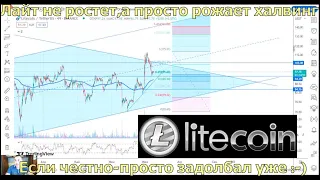 Litecoin(LTC)-кратко в моменте,до целей не доползли и пошли снова на перекур(коррекцию)