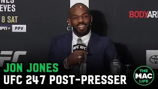 Jon Jones: 'I wasn't always confident I was winning the fight' | UFC 247 post-fight press conference