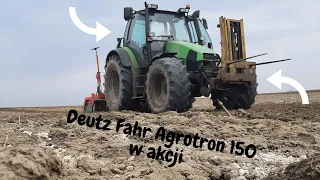 Deutz Fahr na pełnej mocy✔ !!!!!🔥Talerzowanie pola🔥|Deutz Fahr Agrotron 150 & Agregat Agro-Masz| 💪🔥