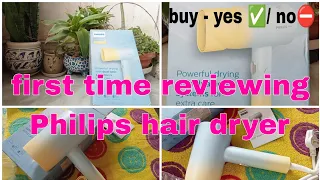 UNBOXING Philips hair dryer 3000|HINDI| best hair dryer ever|BHD399