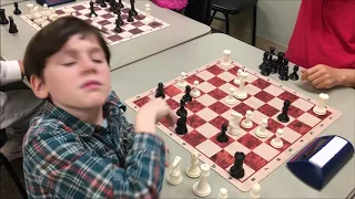 The Coolest Checkmate In The World! 8 Year Old Golan vs USCF Senior Life Master Mick