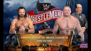 WWE 2K24: Brock Lesnar vs Drew McIntyre "Unfinished Business"