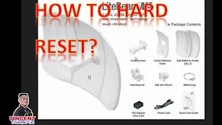 How to hard reset ubiquiti antennas?