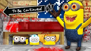 WHAT HAPPENED TO MINION FAMILY under the bed ! Scary Minion vs Minions - Gameplay Donut Craft