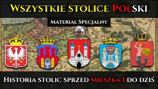 Wszystkie stolice Polski - historia stolic Polski sprzed Mieszka I do dziś