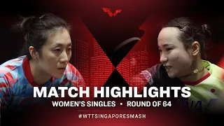 Ying Han vs Mima Ito | WS | Singapore Smash 2022 (R64)