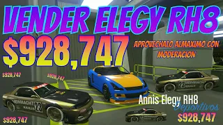 🔥👀NEW💸💰SOLO SIN AYUDA VENDER ELEGY RH8 EN 🤑$928,747 GTAV ONLINE #gtamoneyglitch 🔥👀🙈#xboxone 🔥💸🤑🙌