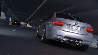 Swerving Through New York In A BMW M3 E90 In Assetto Corsa [Dashcam Footage]