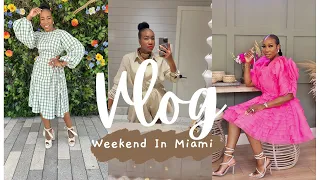 VLOG!!! Lunch with Aventura Mall + Patron Party + Mother's Day Brunch & New In Haul | KASS STYLZ