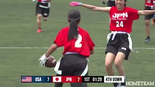 IFAF Girl's U15 Gold Medal - USA 49 vs JPN 14