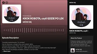 KROK ROBOTA, czyli GDZIE PO LEK: podcast Mówi się (fragment)