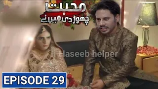 Mohabbat Chor Di Maine Episode 29 Teaser | Promo | Mohabbat Chor Di Maine Episode 30 | Har Pal Geo