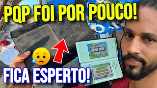 CAÇADA GAMER NA FEIRA DO ROLO PS3 PS2 NINTENDO DS LITE RARE PENNY TUDO BARATO MAS...