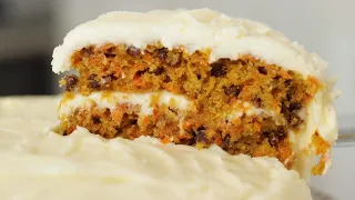 НЕЖНЫЙ И СОЧНЫЙ МОРКОВНЫЙ ТОРТ, КАК В STARBUCKS. CARROT CAKE RECIPE