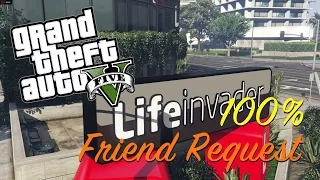 GTA 5 - Grand Theft Auto V / 100% Completion Friend Request Mission Gameplay / Walkthrough