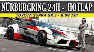 GT Sport - Nürburgring 24h Layout - Toyota Supra GR.3 Hotlap // 8:08.797