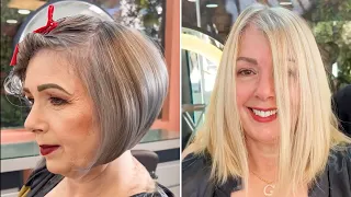 Bob Haircuts For Women Over 40 | Hair Transformations By Professional Stylists