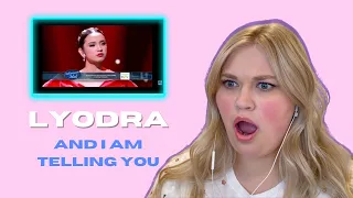 LYODRA | "And I Am Telling You" | Vocal Coach Reacts