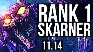 SKARNER vs KARTHUS (JUNGLE) | Rank 1 Skarner, 3/0/9, Rank 16 | BR Challenger | v11.14