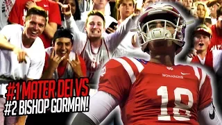 #1 Mater Dei VS #2 Bishop Gorman FULL HIGHLIGHTS: Top HS QB's BATTLE! 55 GAME WINSTREAK SNAPPED?!