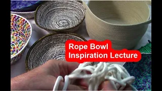 Rope Bowl Sewing - Creative Inspiration Lecture - Christopher Nejman