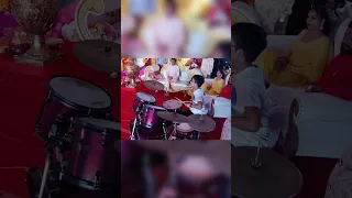 Deva shree Ganesha deva... drum cover.....♥️🙏         Ganpati bappa morya....♥️♥️🙏🙏