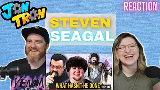 "Steven Seagal: Certified Tough Guy" @JonTronShow | HatGuy & Nikki react