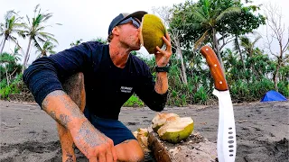 7 DÍAS DE SUPERVIVENCIA EN SOLITARIO Y SIN AGUA¿Puedes sobrevivir bebiendo sólo cocos durante 7 días