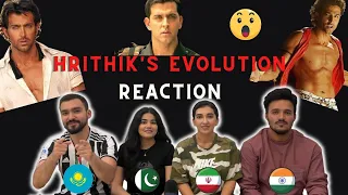 HRITHIK's Evolution Reaction (1980-2019)| Foreigners React | Star Mix | Hrithik Roshan