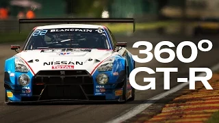 SPA FRANCORCHAMPS - AMAZING 360 DEGREE GT-R ONBOARD! #360VIDEO 2015 SPA 24 Hour #Spa24h VR