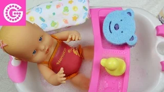 ★ Nenuco Baby Girl ★ Baby Doll Bathtime ★ Кукла Ненуко купается в ванночке ★