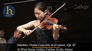 Sibelius: Violin Concerto | Ji-Won Song, violin;  Carlos Avila, piano