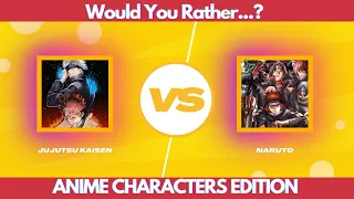 WouldYouRather...?🔥Anime Characters Edition! #Shorts