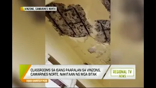 Regional TV News: Ilang Classroom sa Camarines Norte, Nakitaan ng Bitak