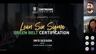 Info Session -  Lean Six Sigma Green Belt Certification