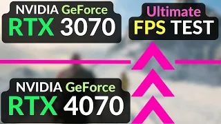 RTX 4070 vs RTX 3070 TEST in 8 GAMES 2023 / 1080p 1440p 4K