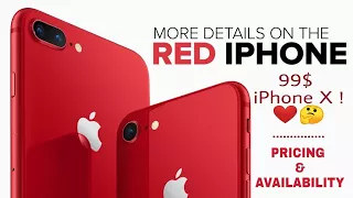 Apple (PRODUCT)RED iPhone 8 /8 Plus Official Video/Pricing/Availability!!