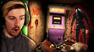 TRAPPED IN AN ABANDONED ARCADE WITH A KILLER. | Janitor Bleeds (Full Game)