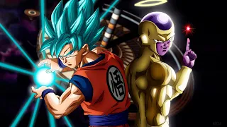 Goku Super Saiyan Blue VS Golden Frieza (Part 2) [Legends Never Die Remix] | Dragon Ball