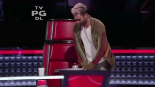 Miley Cyrus & Adam Levine on The Voice 12 - Funny Moments Part 1