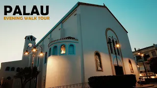 Palau, Sardinia, evening summer walking tour in 4k [Italy]