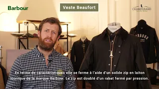 Veste Beaufort Barbour MWX0002- Champgrand TV