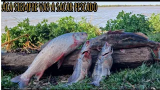 UN LUGAR QUE "SIEMPRE SALE PESCADO"Y TODOS GRANDES, AL LADO NUESTRO SACARON UNA BESTIA ( Y GRATIS )