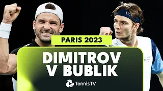 Grigor Dimitrov vs Alexander Bublik Highlights | Paris 2023