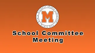 School Committee - Policy On Masking