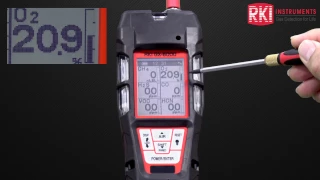 Riken Keiki Instruments (RKI) GX6000 Gas Detector - Startup