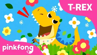 Bebê T-Rex | Baby T-Rex | Canções de Dinossauro | Pinkfong Canções para crianças