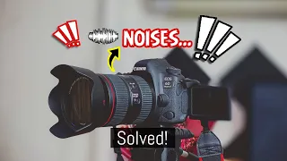 How to fix lens noise when focusing | Noisy lens autofocus motor in video - SOLVED!